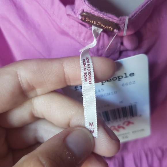 Free People Puff Sleeve Top - Picture 4 of 5